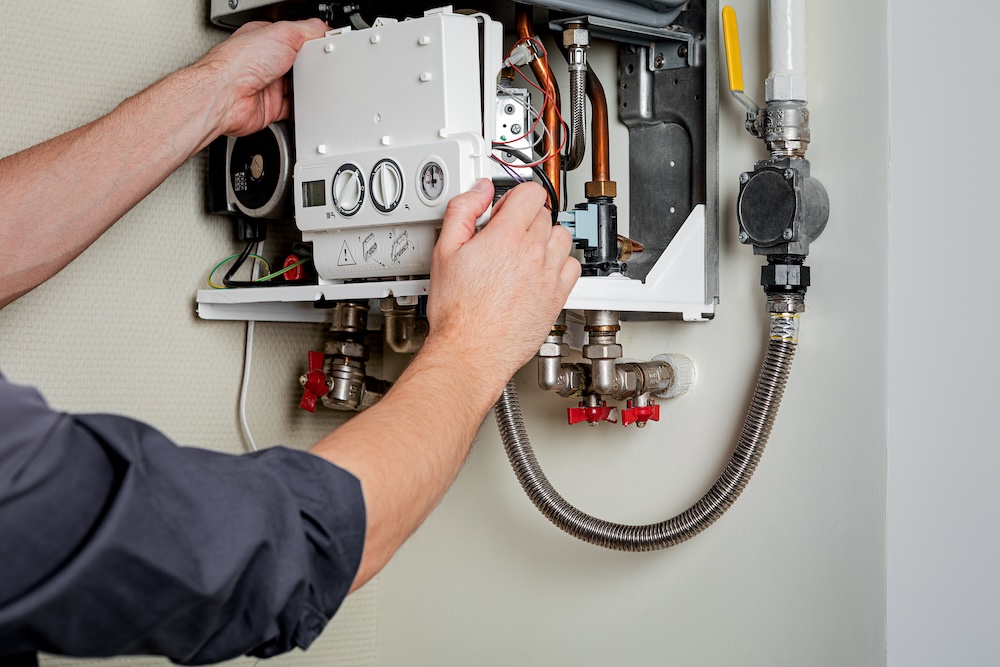 Repair of a gas boiler in Surrey, BC