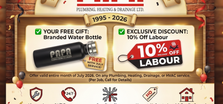 Papa Plumbing Is Celebrating 30 Years — And We’re Giving Back to the Lower Mainland Papa Plumbing Is Celebrating 30 Years — And We’re Giving Back to the Lower Mainland